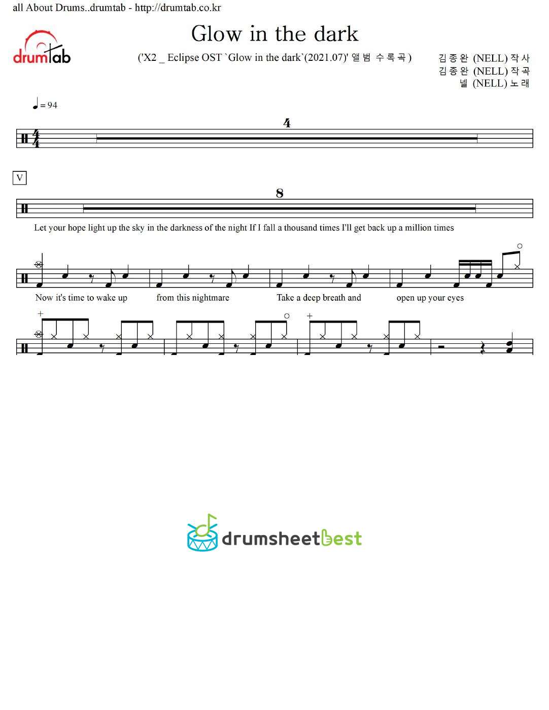 Glow in the dark preview page 1