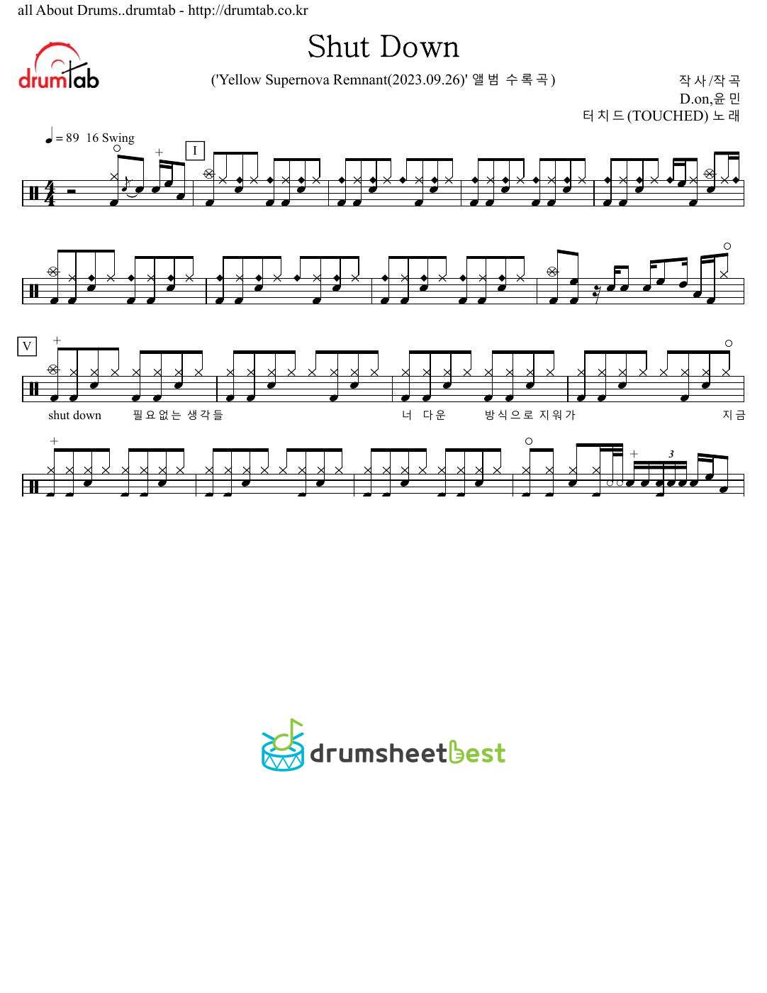 Shut Down preview page 1