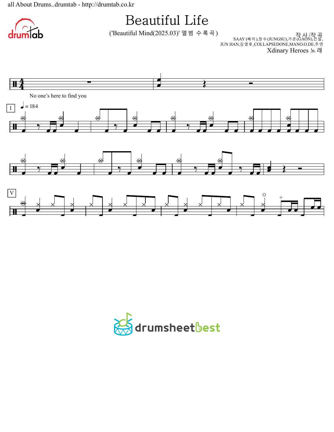 Beautiful Life preview page 1