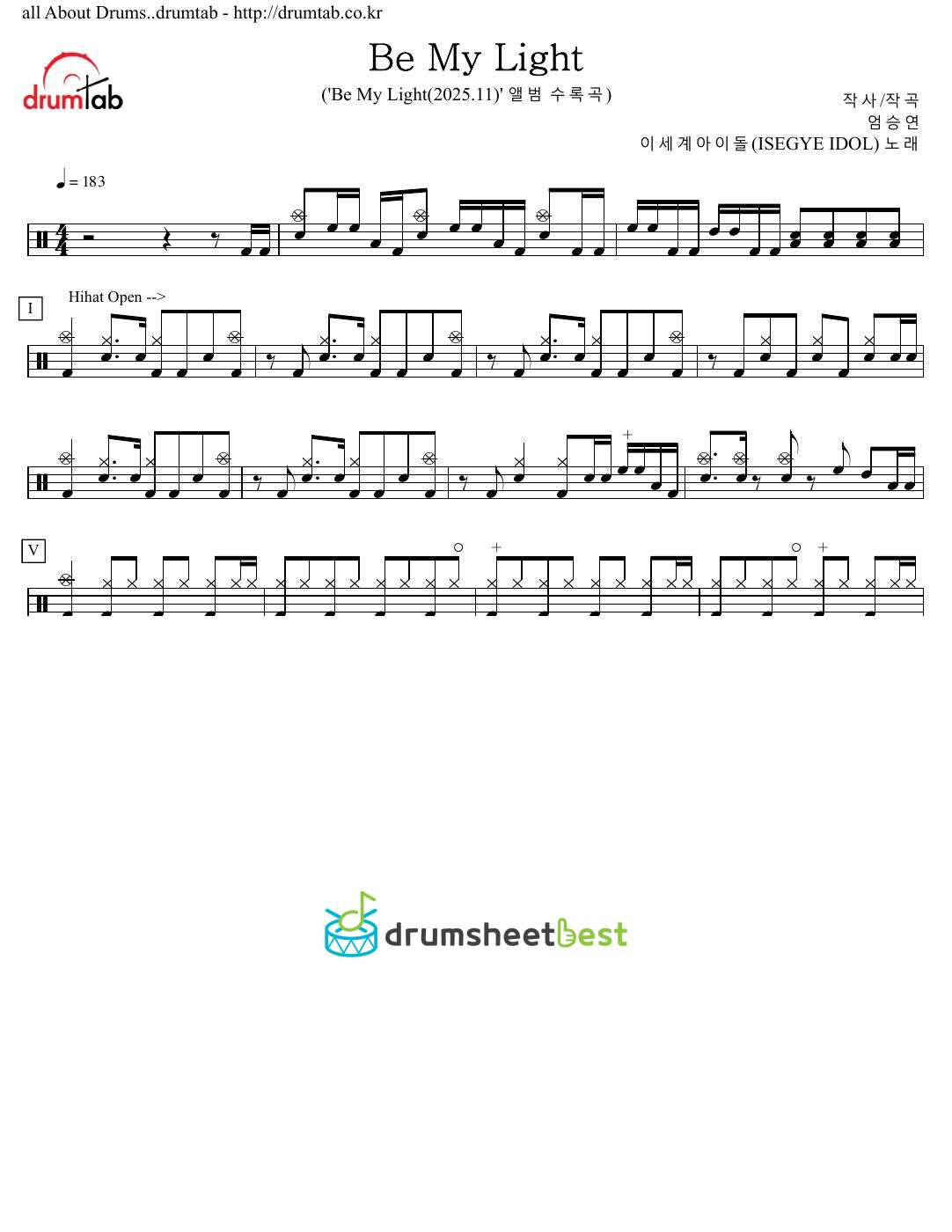 Be My Light preview page 1