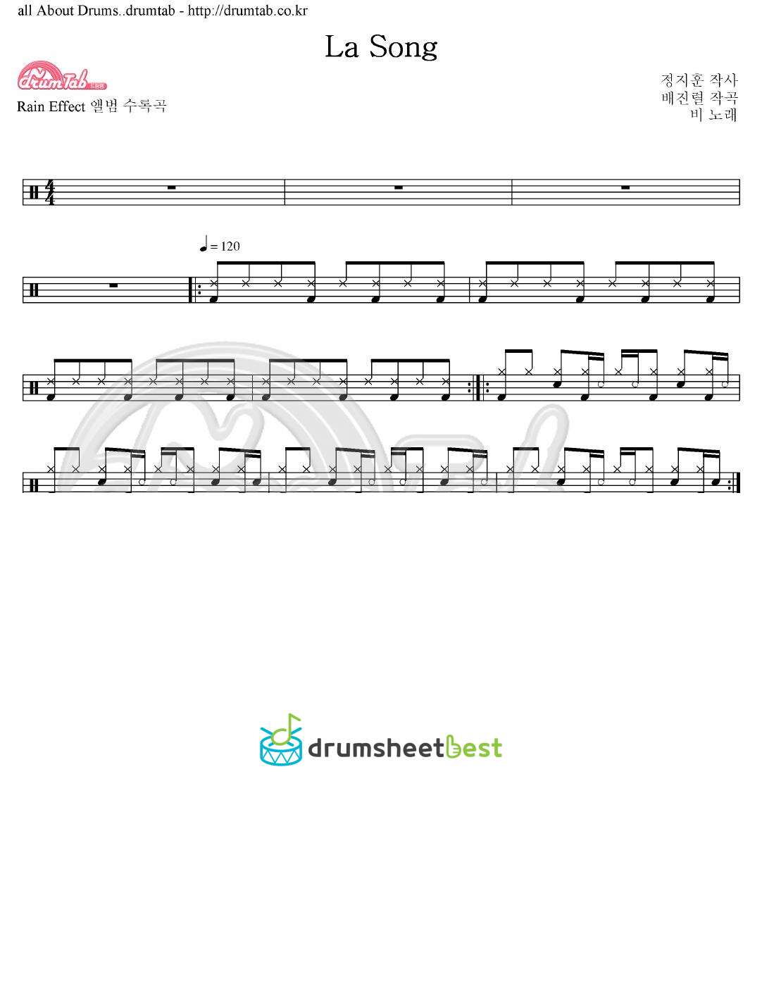 La Song preview page 1