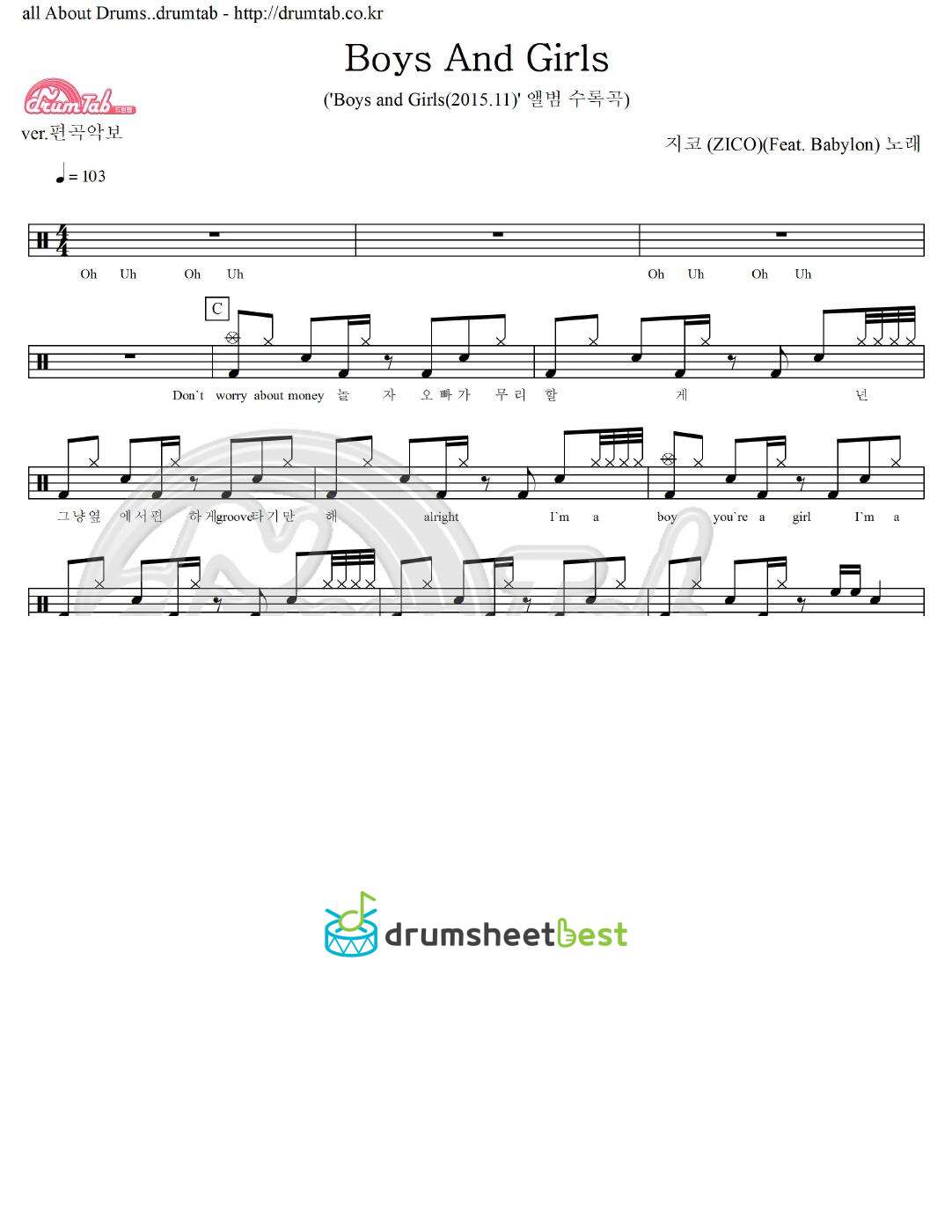 Boys And Girls preview page 1