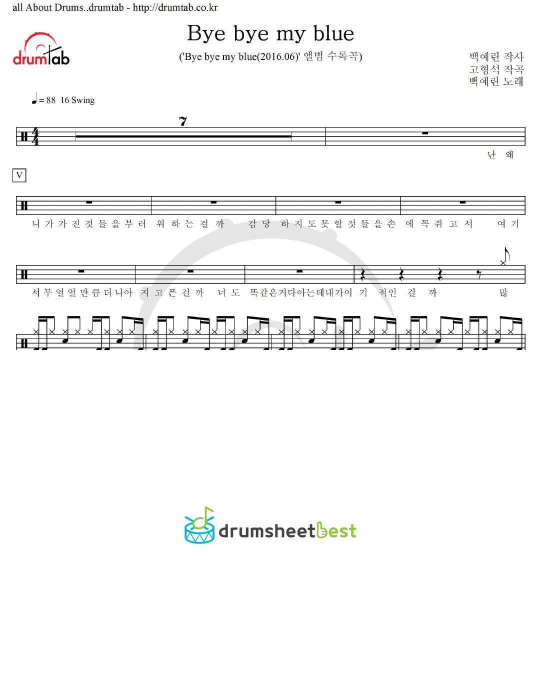 Bye bye my blue preview page 1