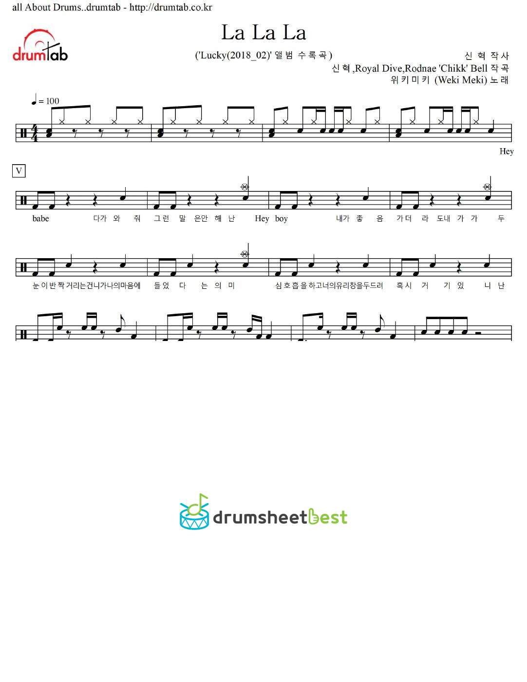 La La La preview page 1