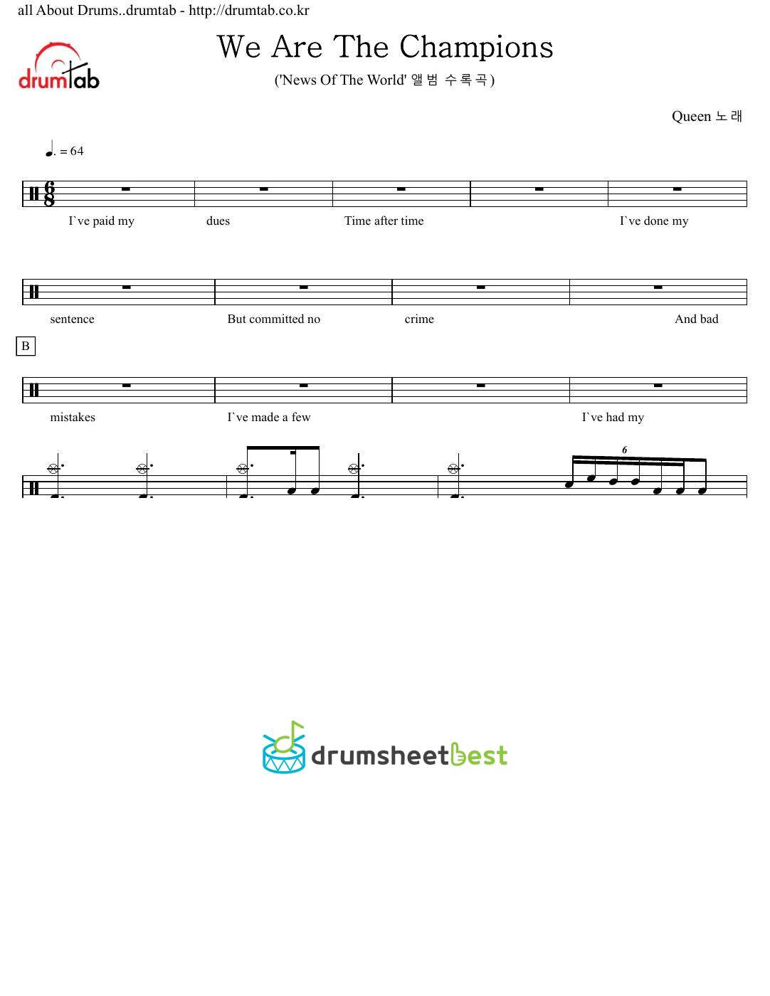 We Are The Champions preview page 1