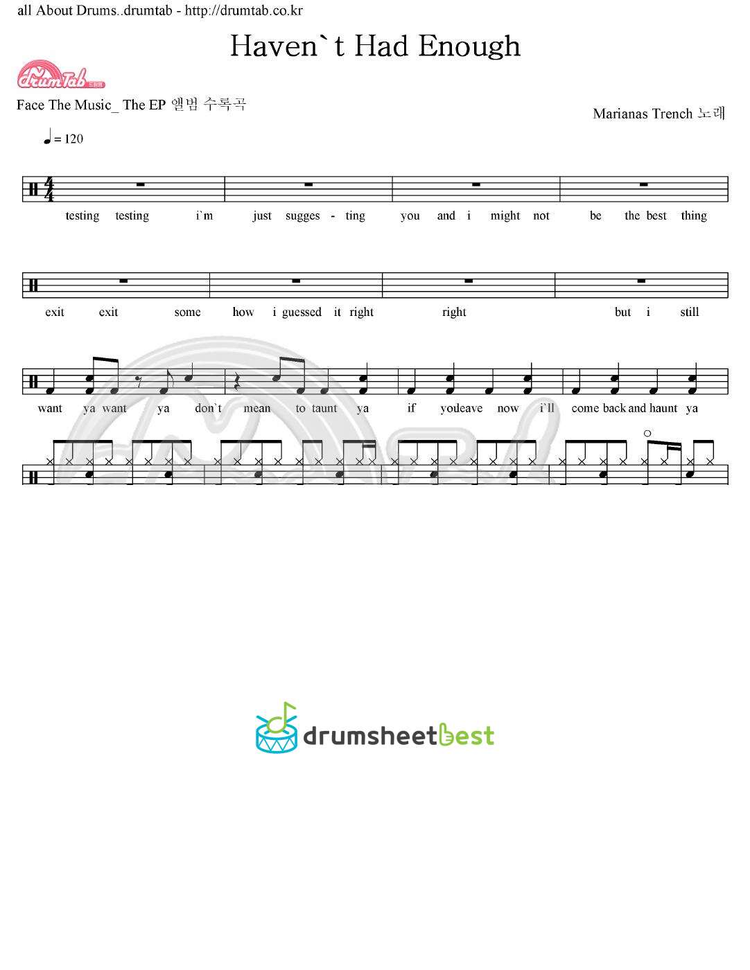 Haven't Had Enough preview page 1