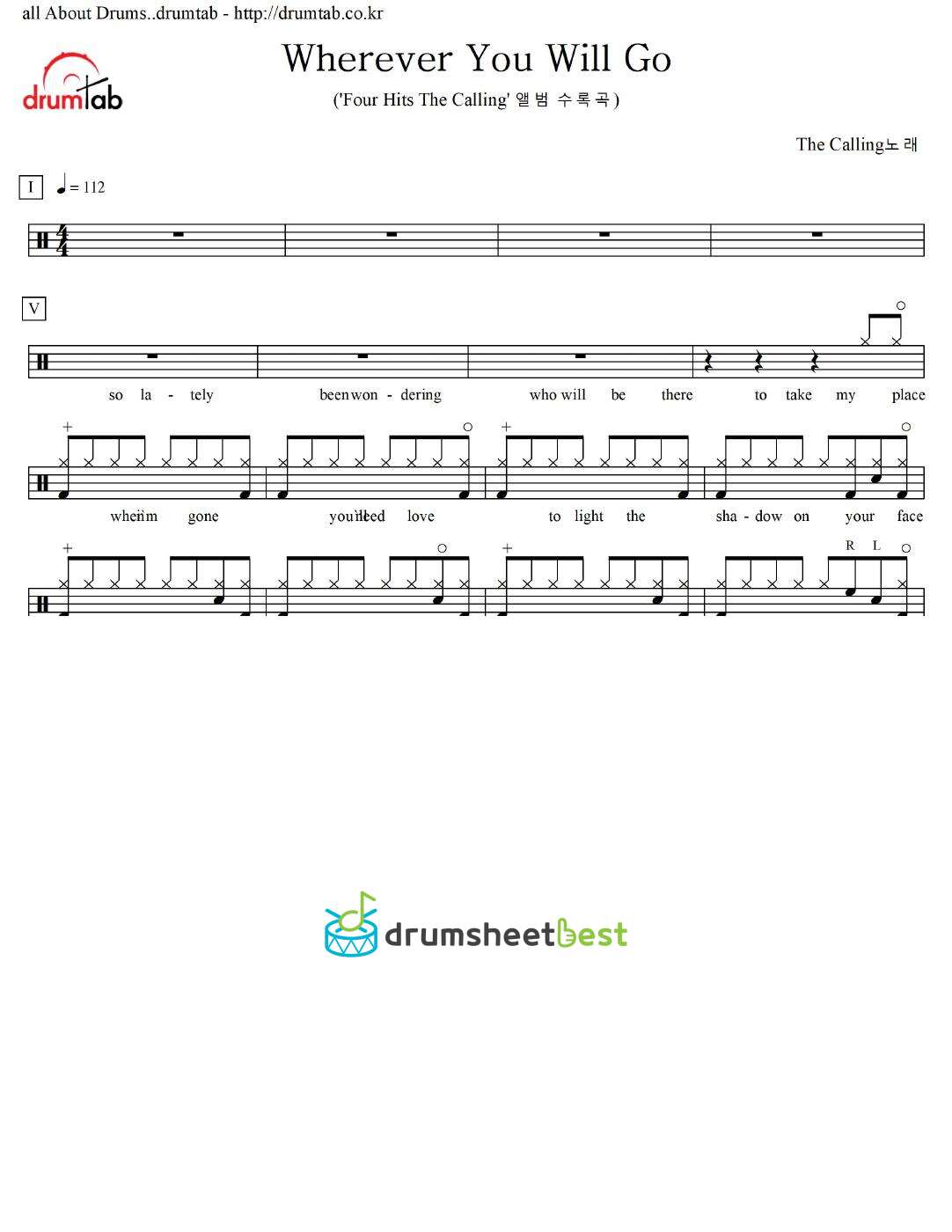 Wherever You Will Go preview page 1