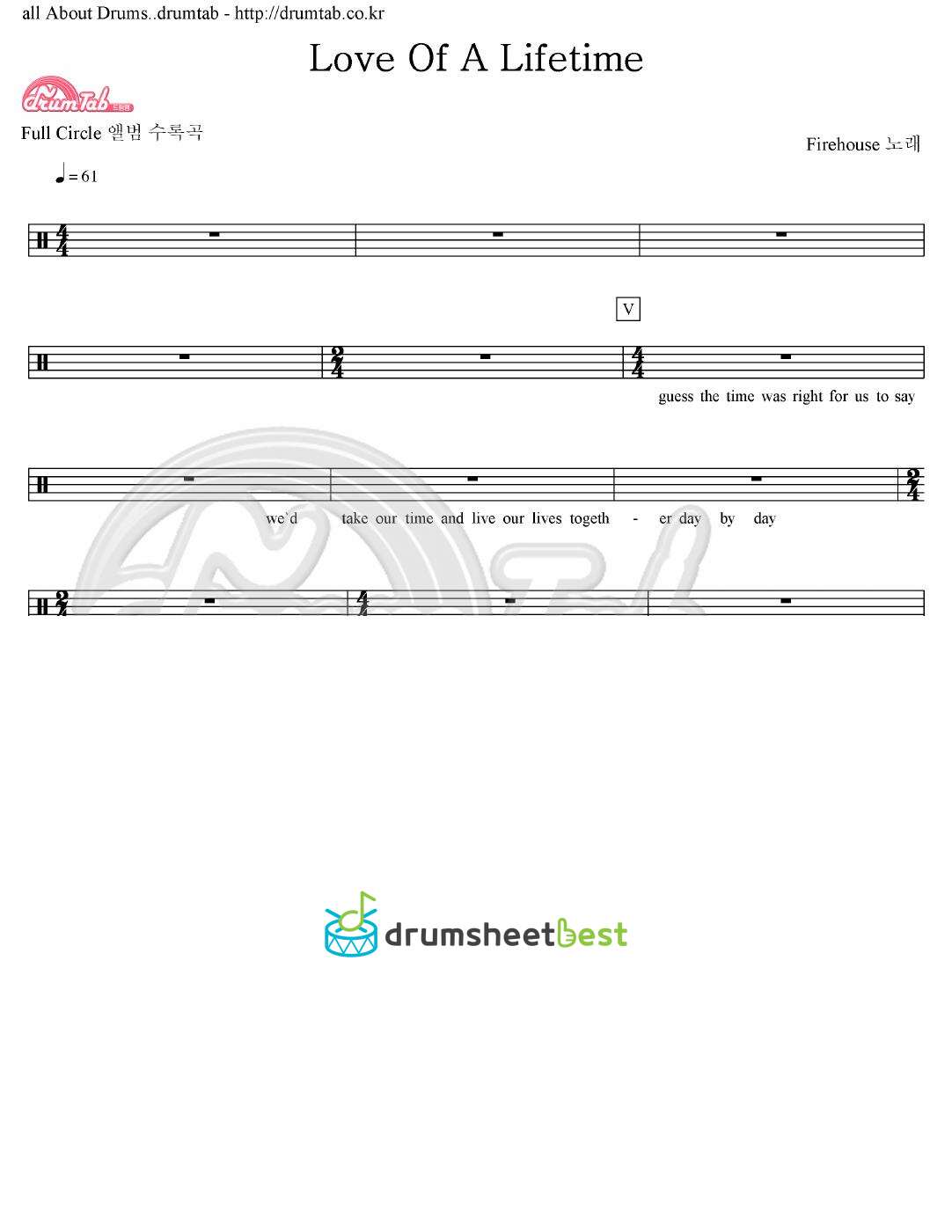 Love Of A Lifetime preview page 1