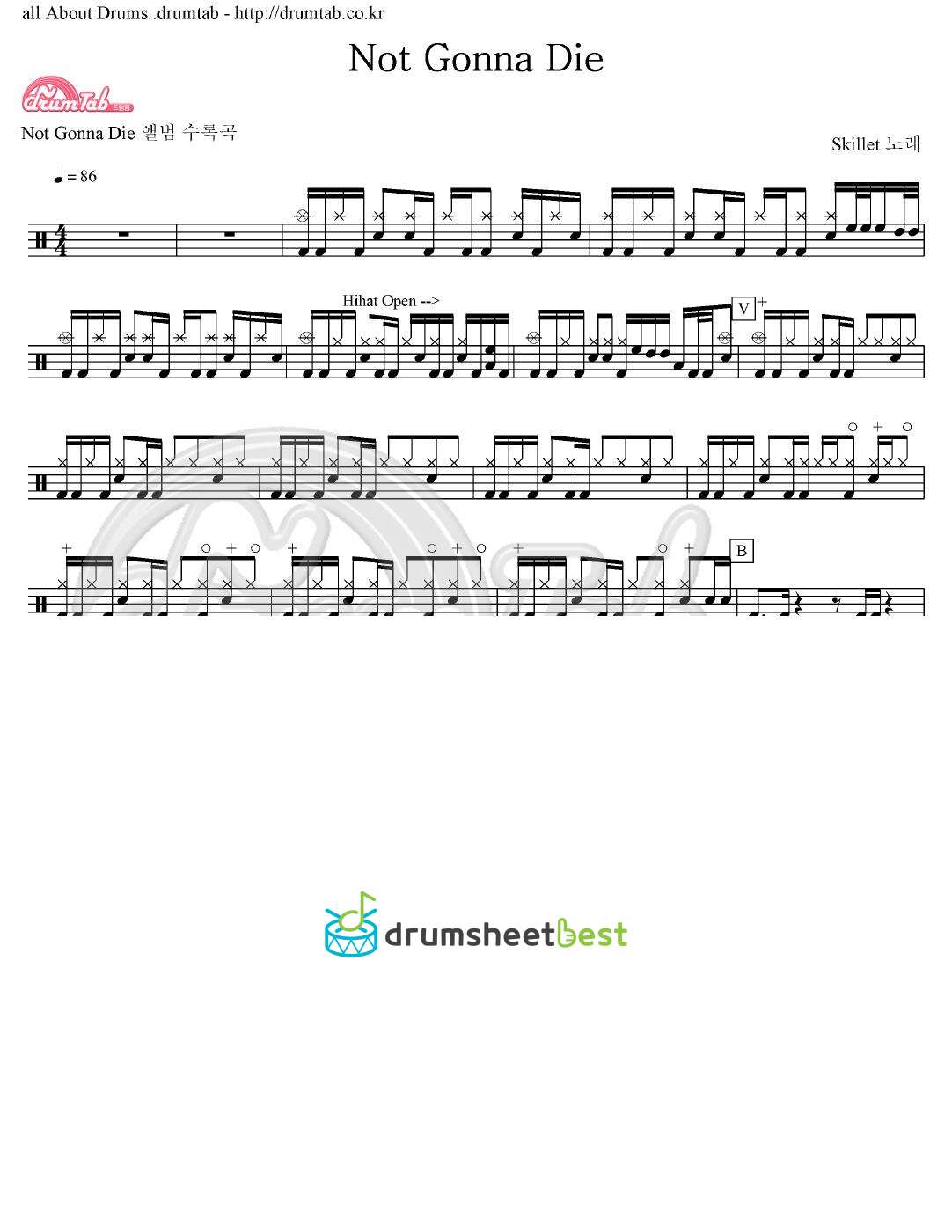 Not Gonna Die preview page 1