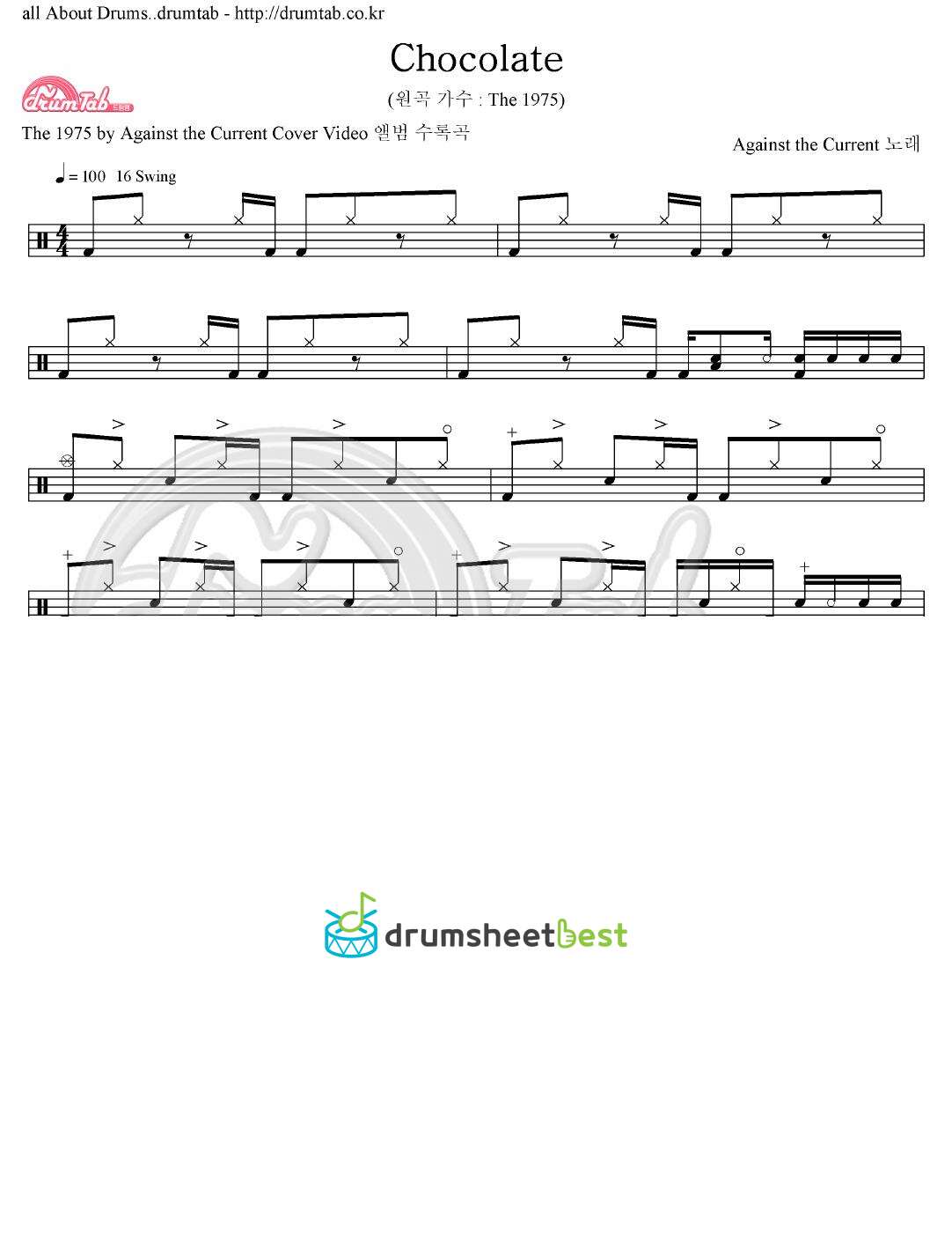 Chocolate(The 1975) preview page 1