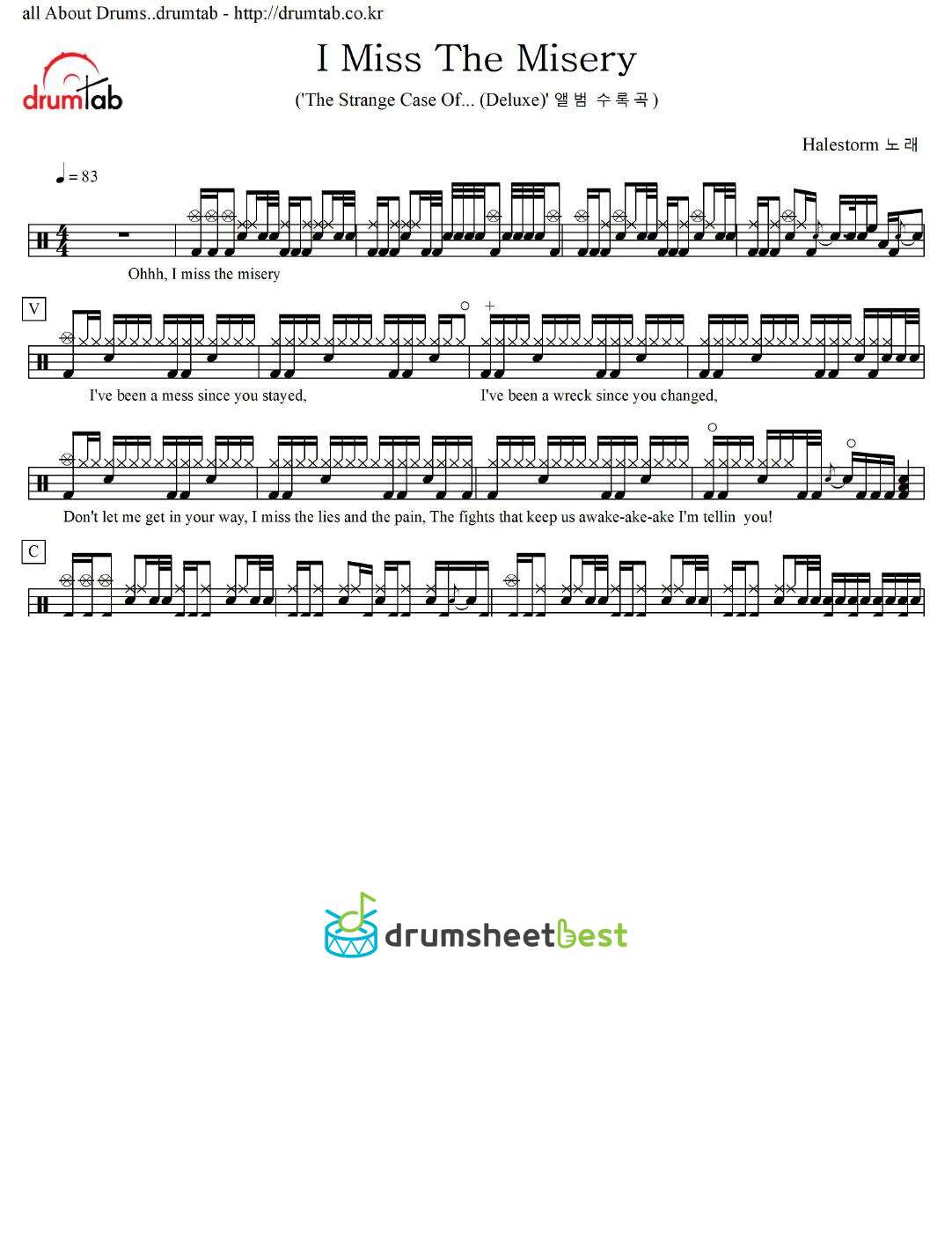 I Miss The Misery preview page 1