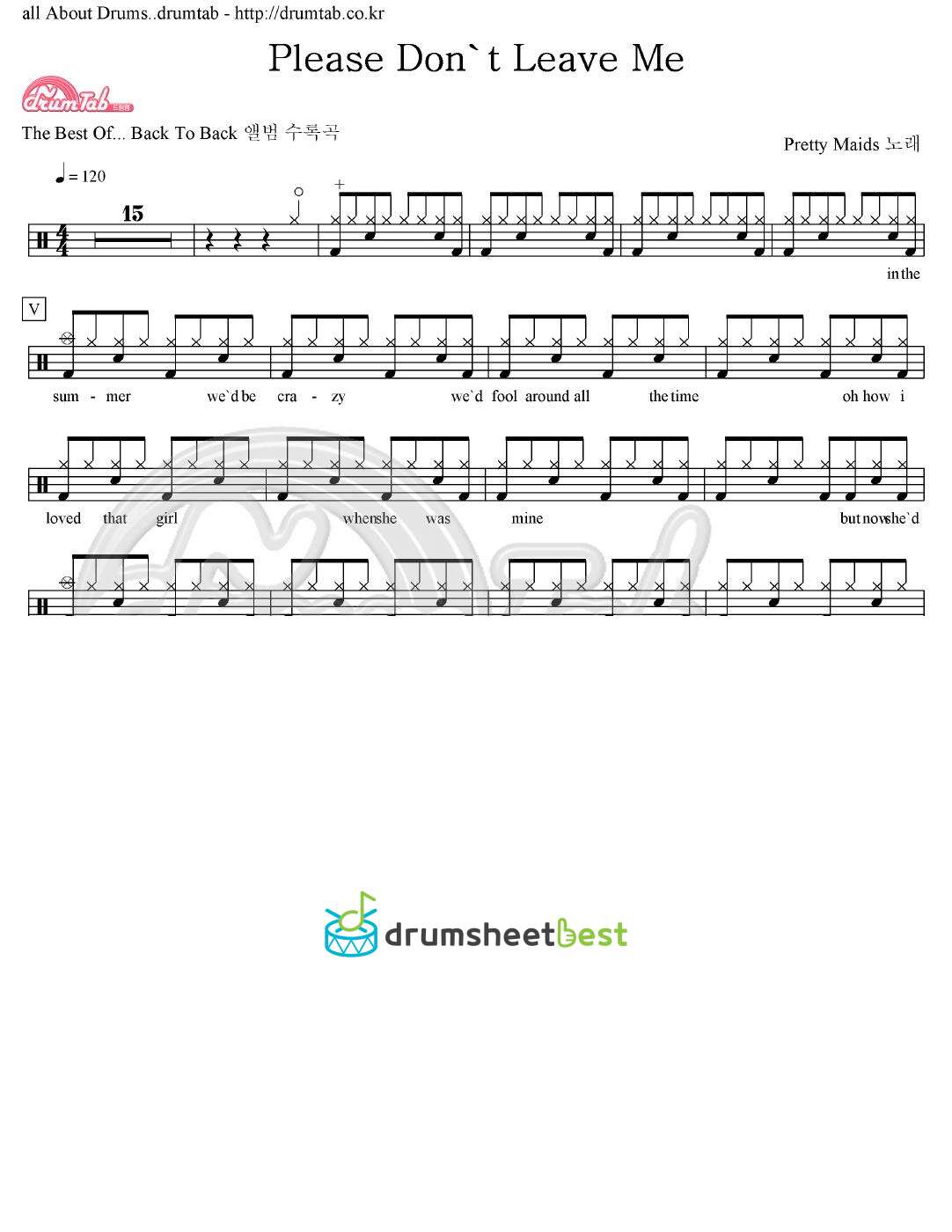 Please Don't Leave Me preview page 1