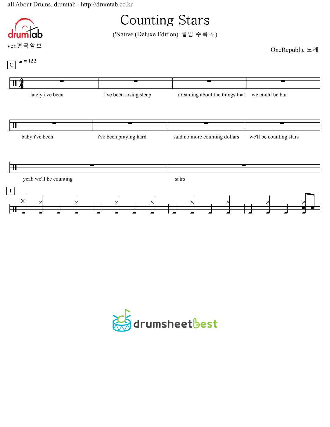 Counting Stars preview page 1