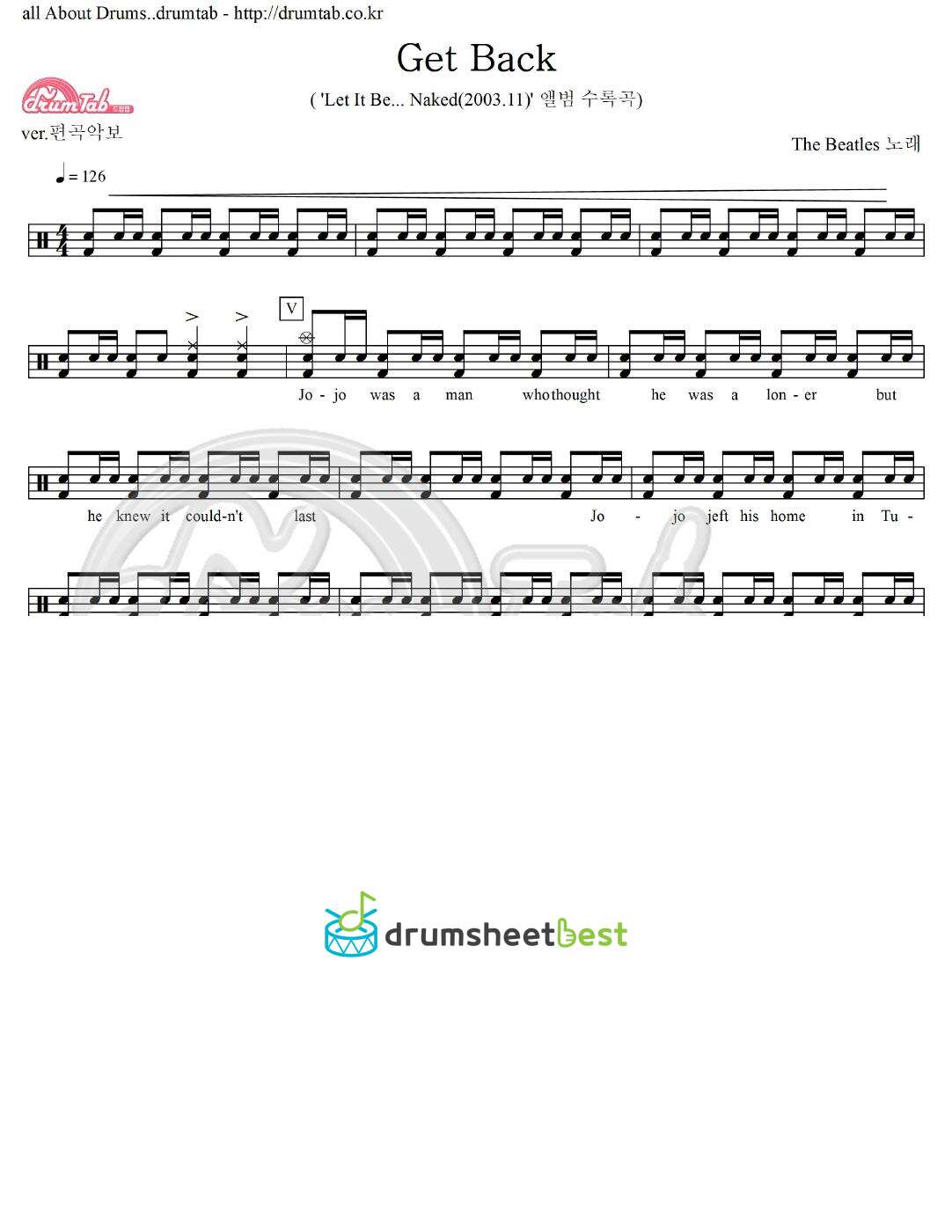 Get Back preview page 1