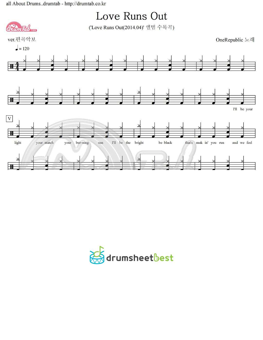 Love Runs Out preview page 1