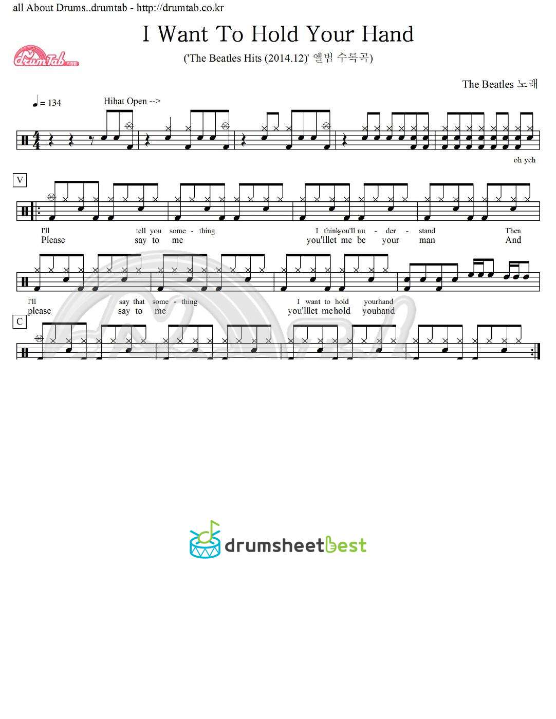 I Want To Hold Your Hand preview page 1