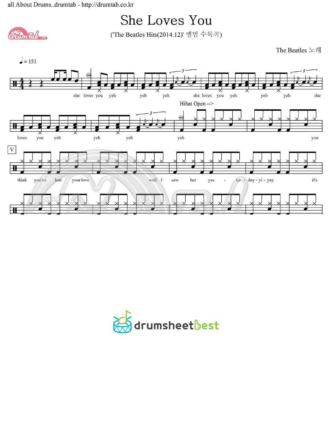 She Loves You preview page 1