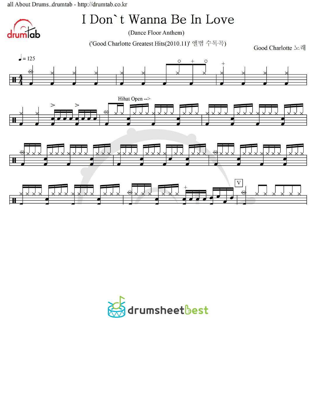 I Don't Wanna Be In Love (Dance Floor Anthem) preview page 1