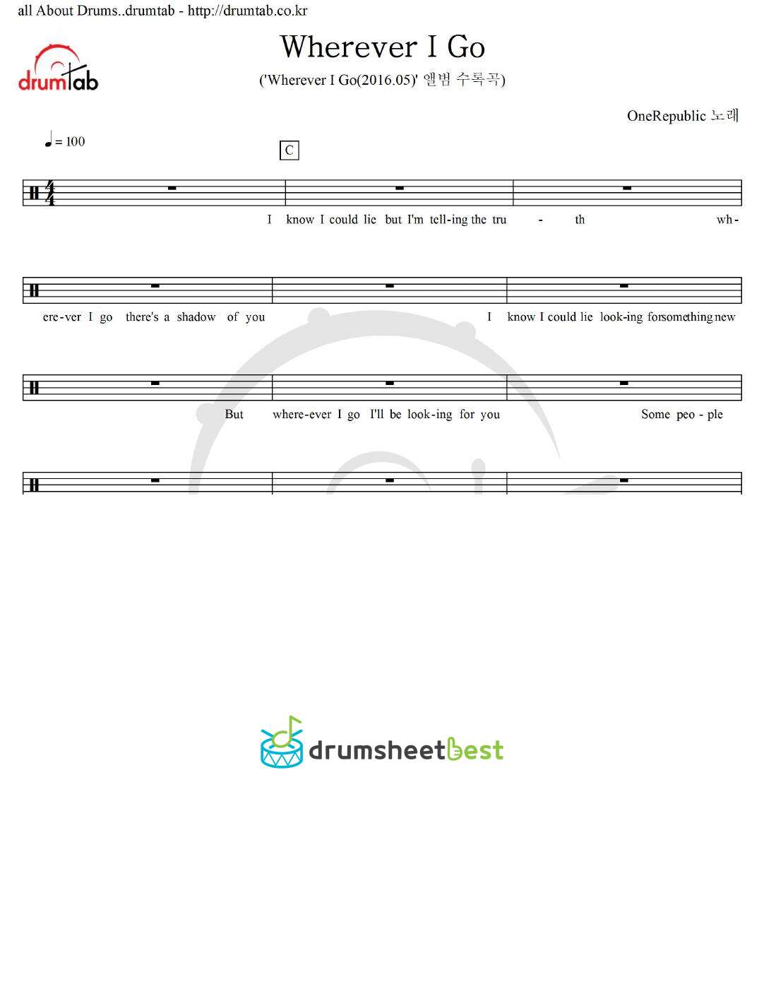 Wherever I Go preview page 1