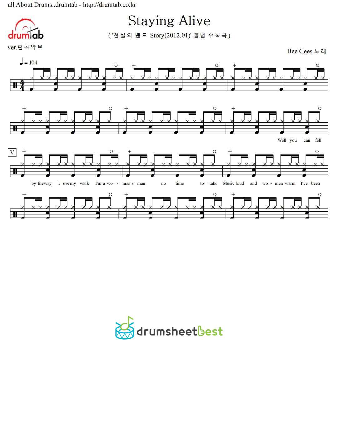 Staying Alive preview page 1