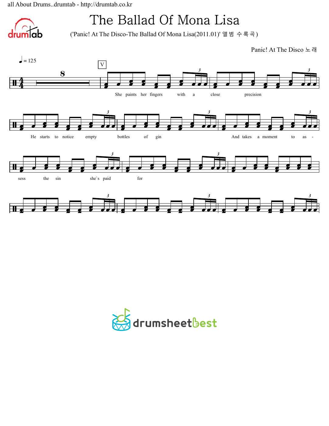 The Ballad Of Mona Lisa preview page 1