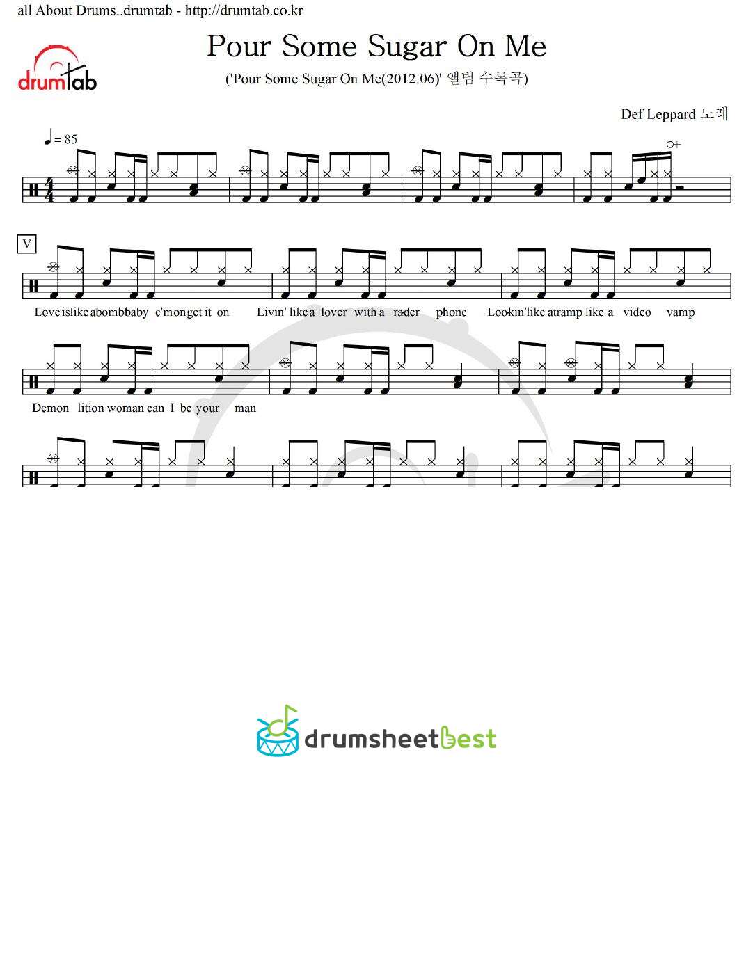 Pour Some Sugar On Me preview page 1