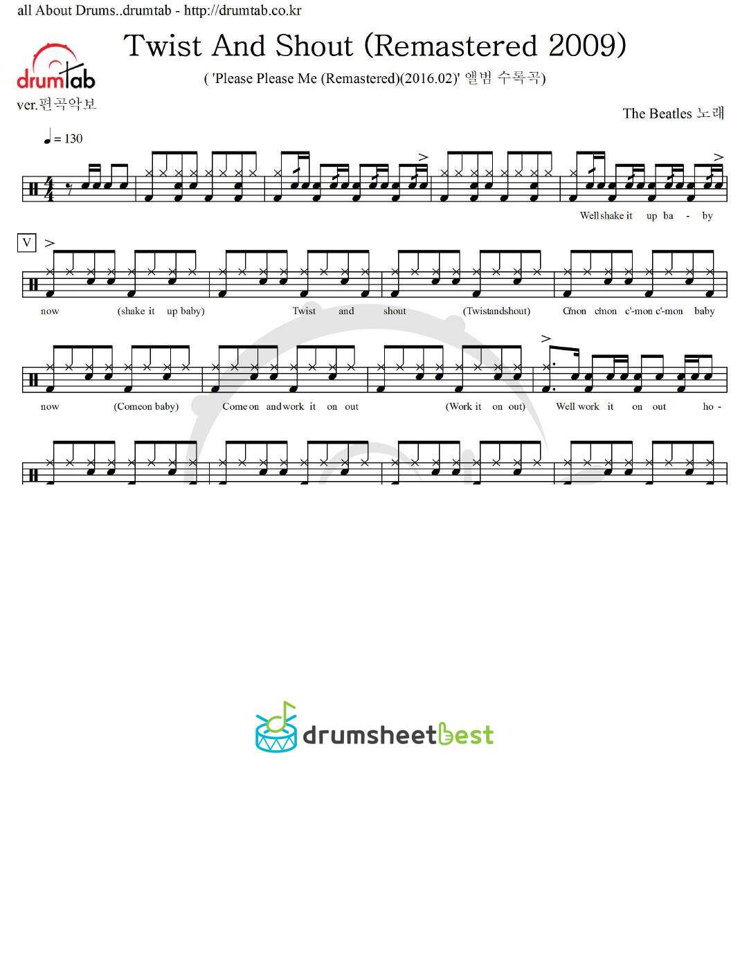 Twist And Shout (Remastered 2009) preview page 1