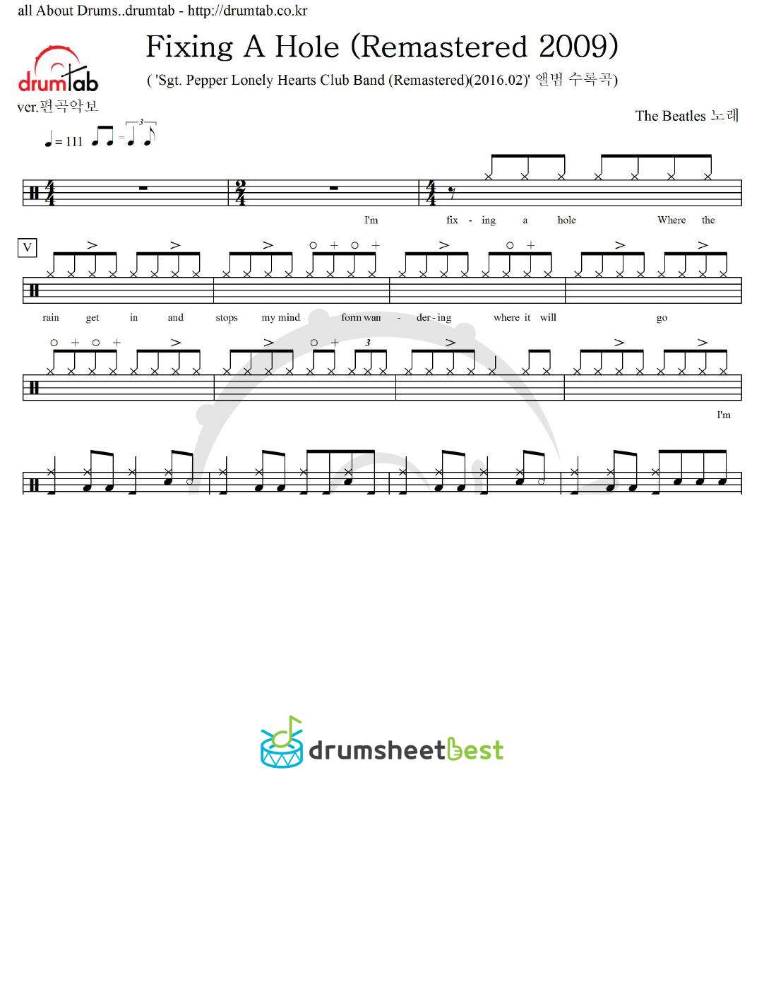 Fixing A Hole (Remastered 2009) preview page 1