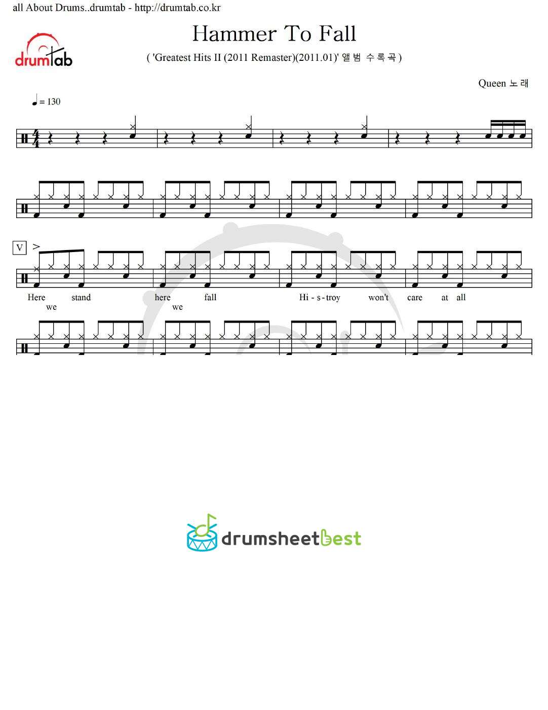 Hammer To Fall preview page 1