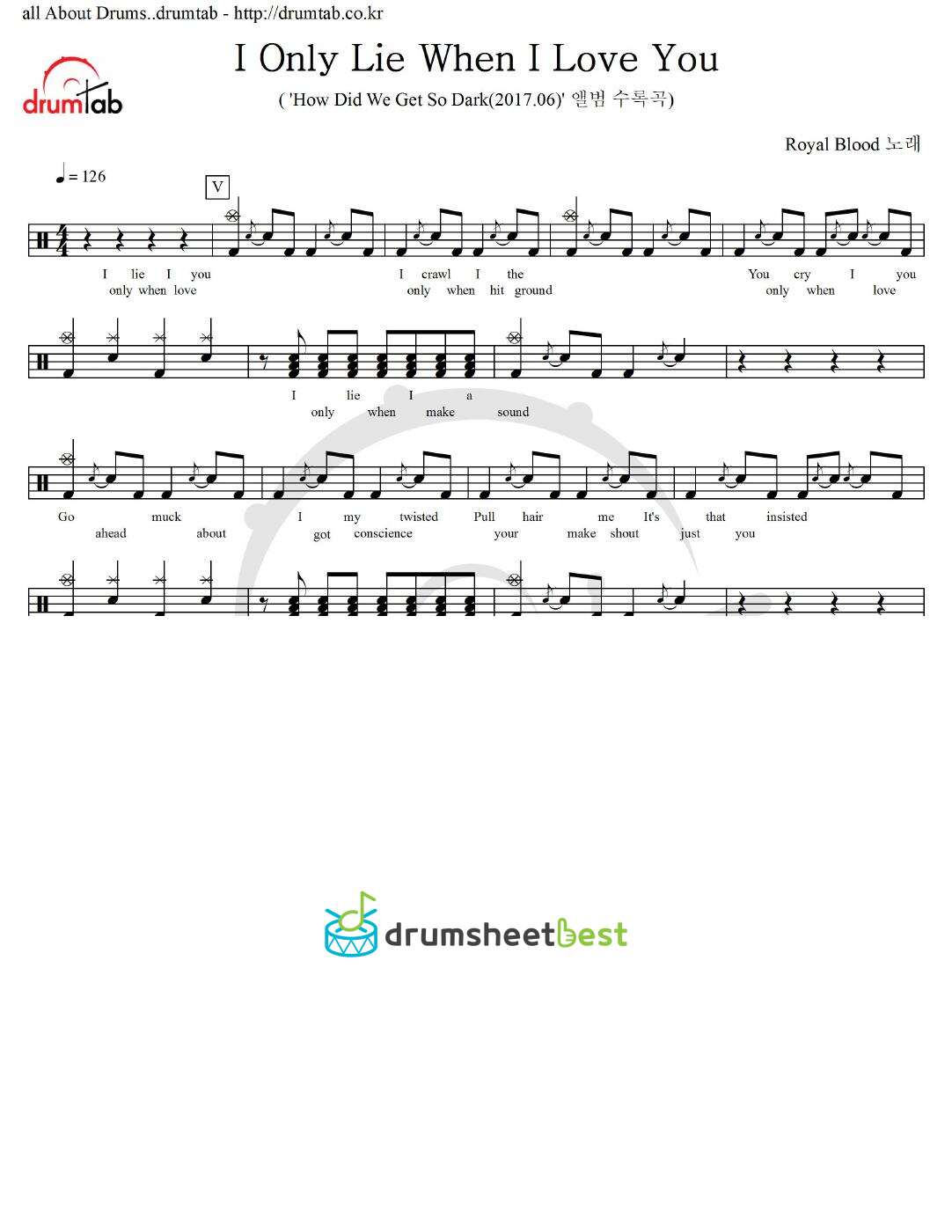 I Only Lie When I Love You preview page 1