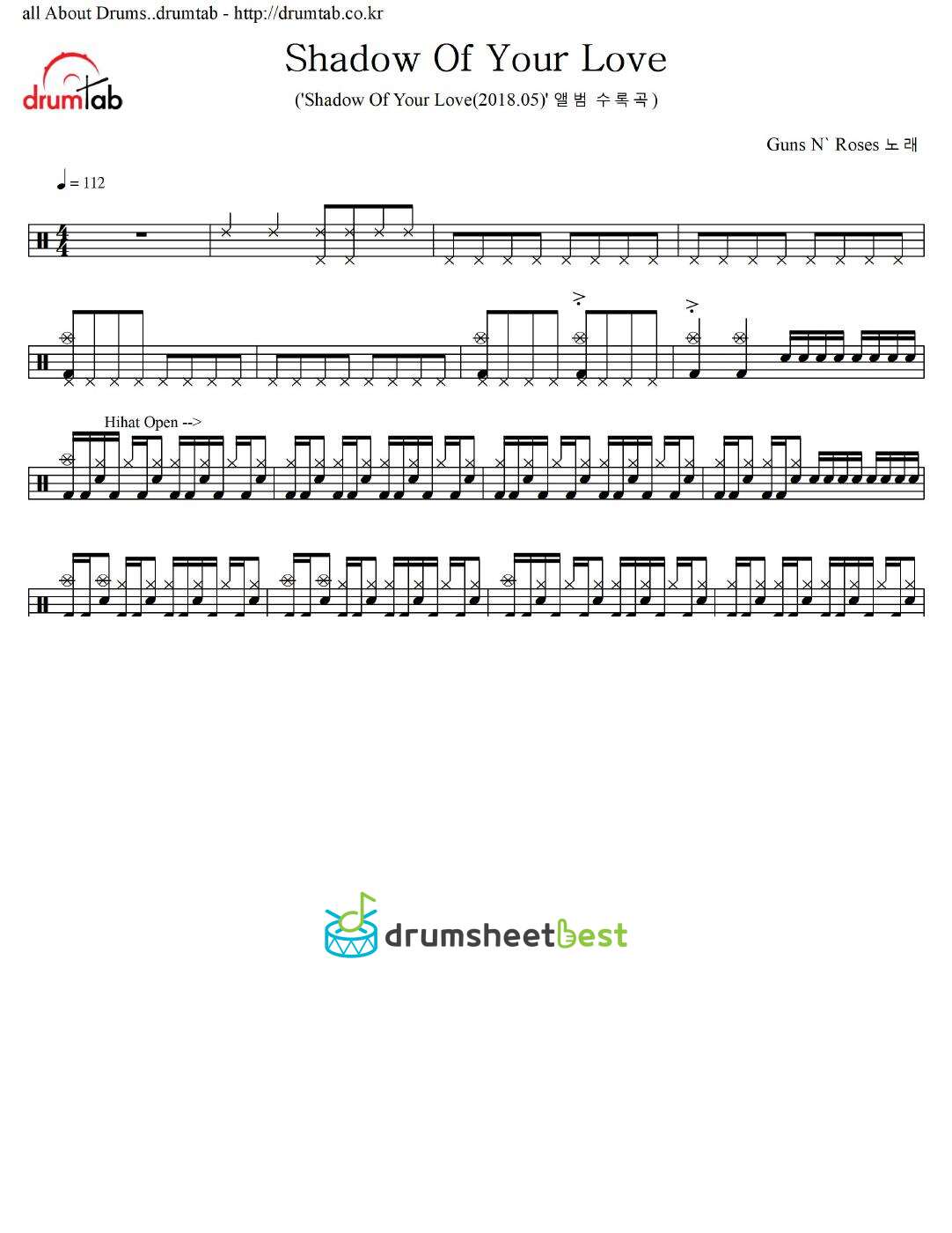 Shadow Of Your Love preview page 1