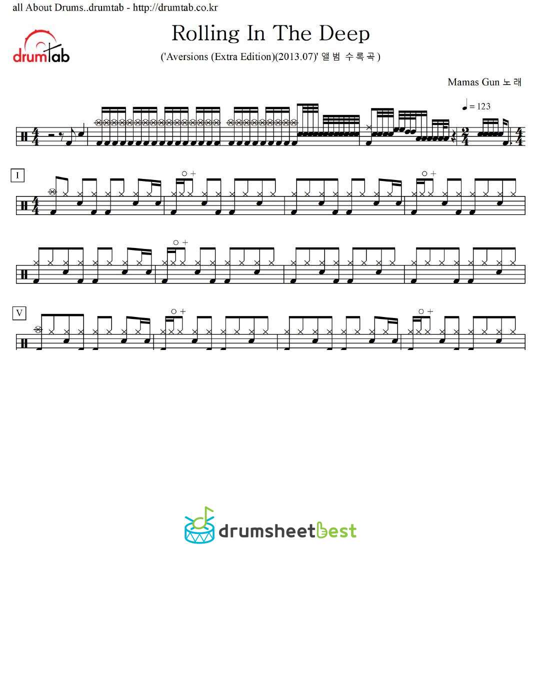 Rolling In The Deep preview page 1