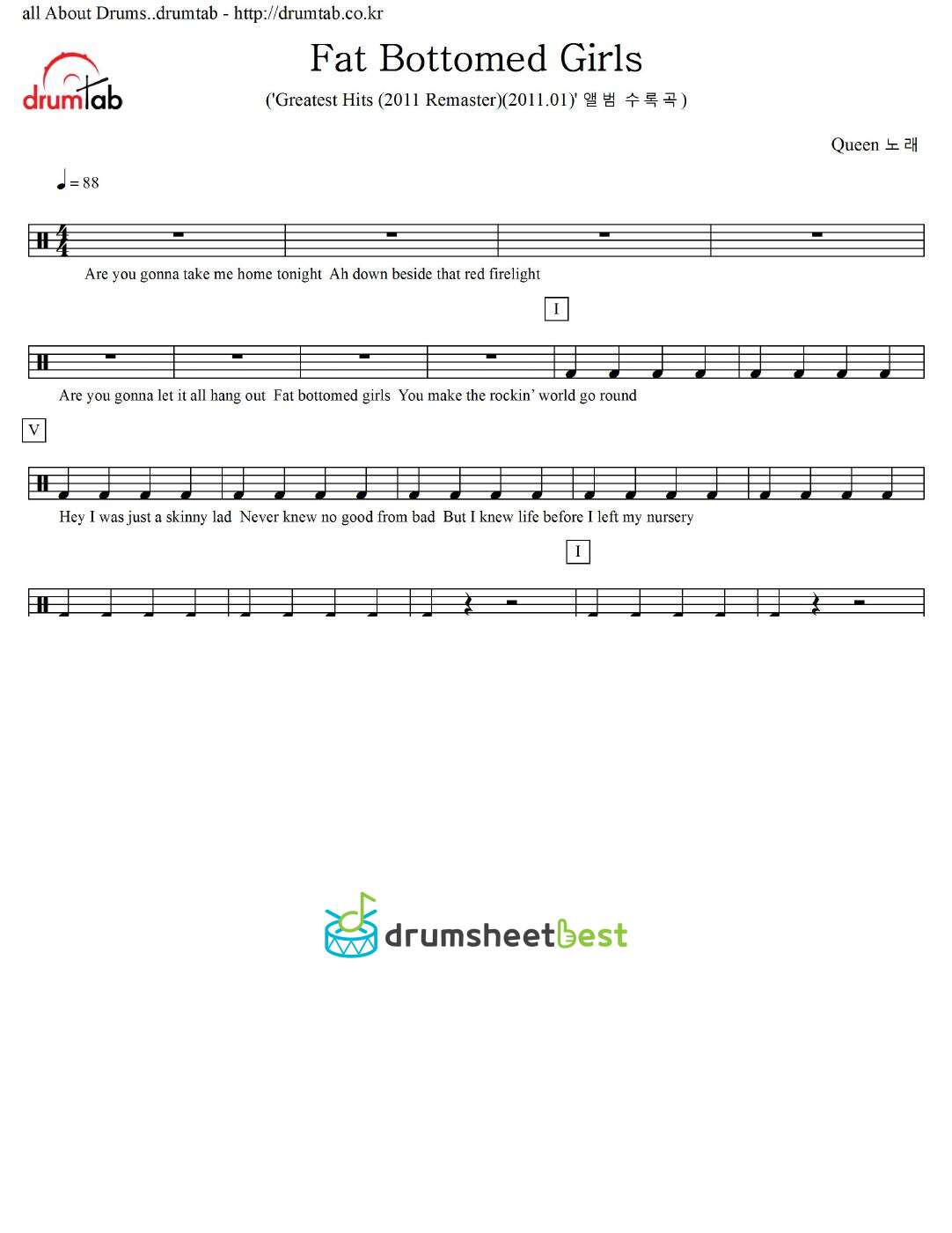 Fat Bottomed Girls preview page 1