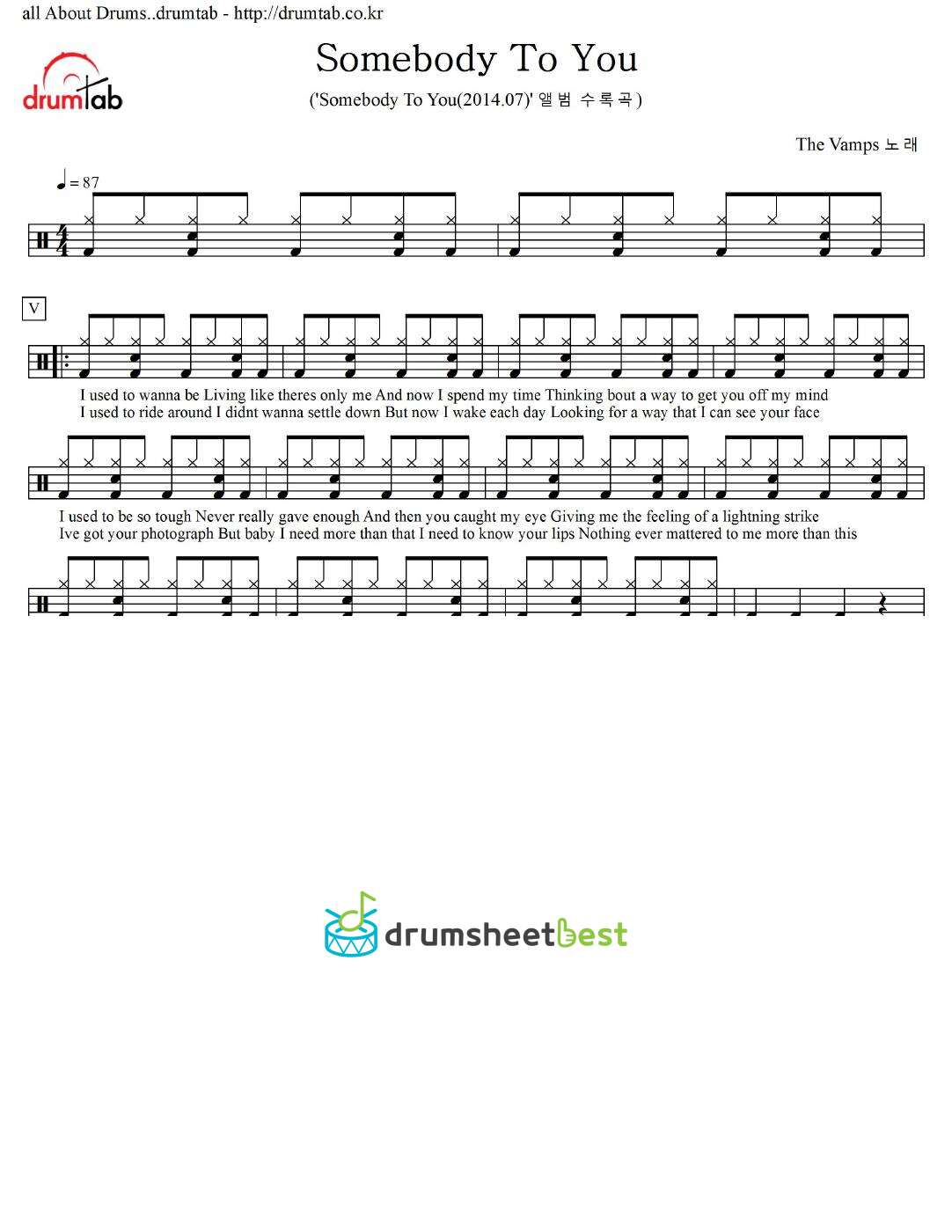 Somebody To You preview page 1