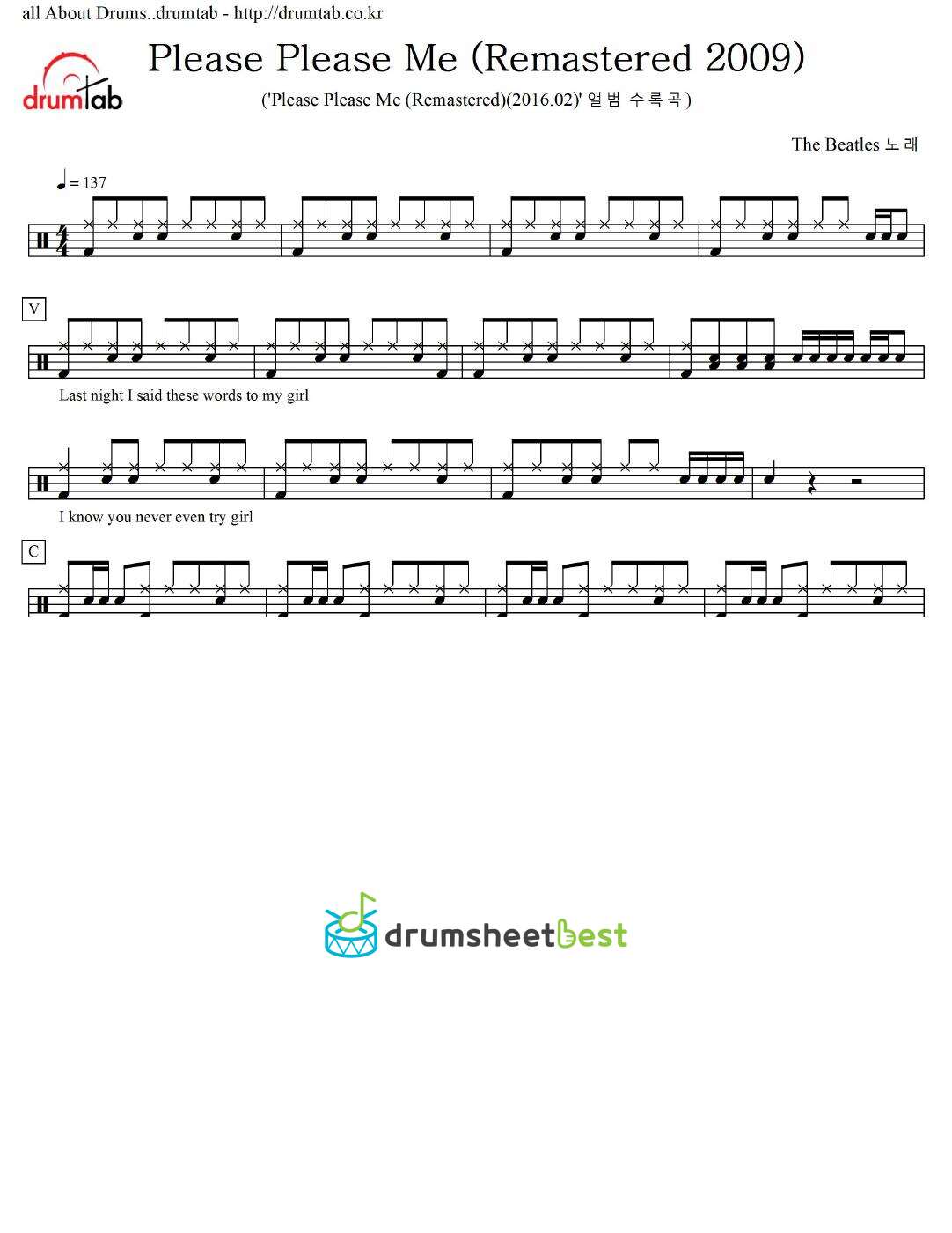 Please Please Me (Remastered 2009) preview page 1