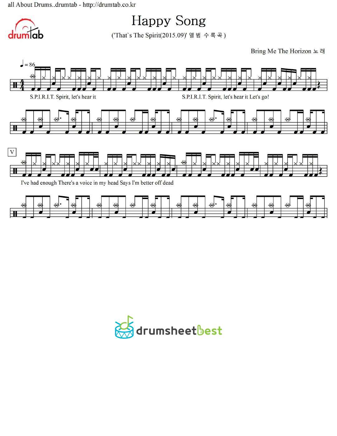 Happy Song preview page 1