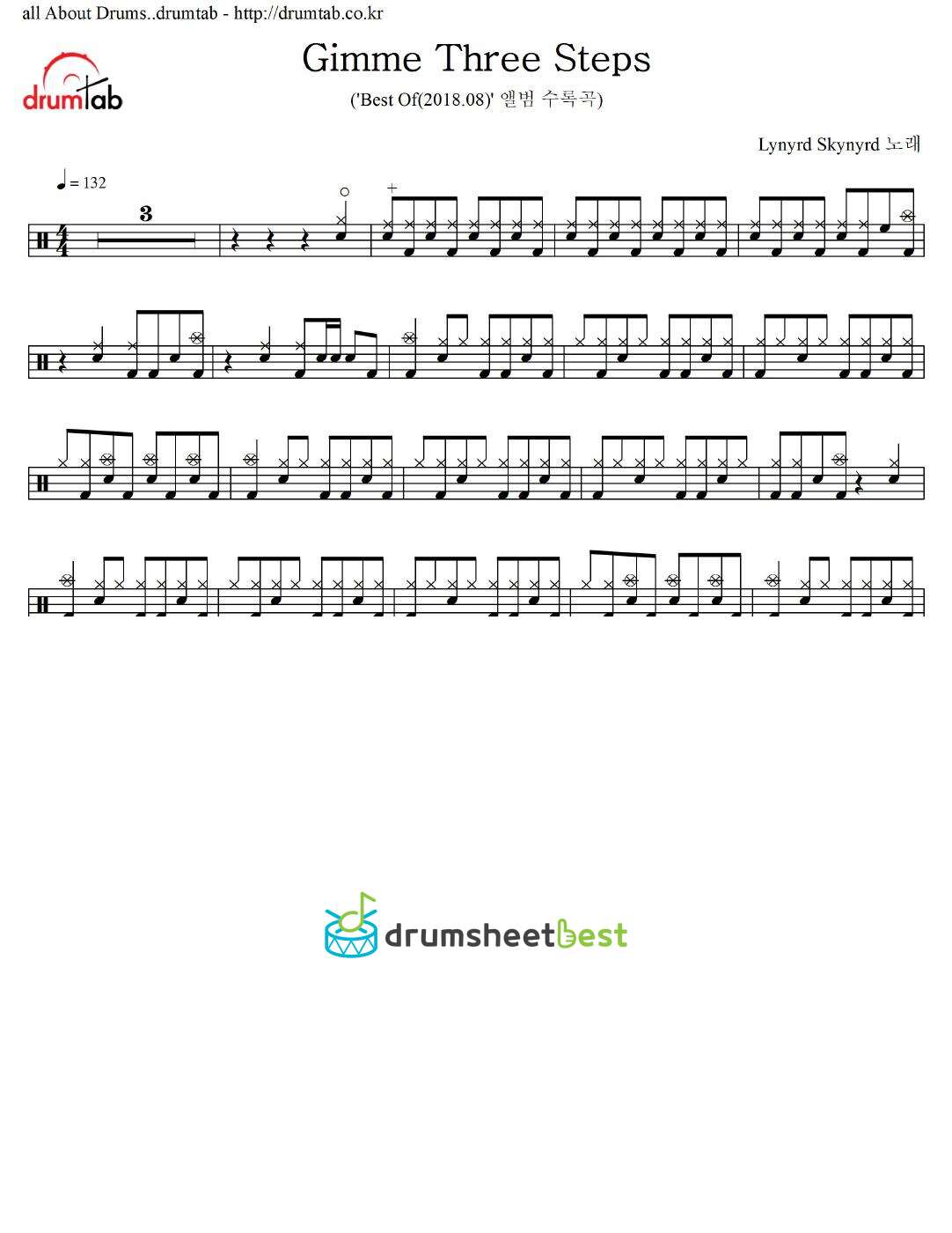 Gimme Three Steps preview page 1