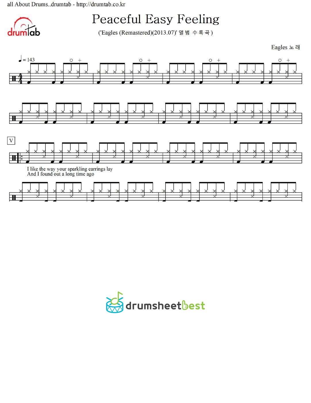 Peaceful Easy Feeling preview page 1