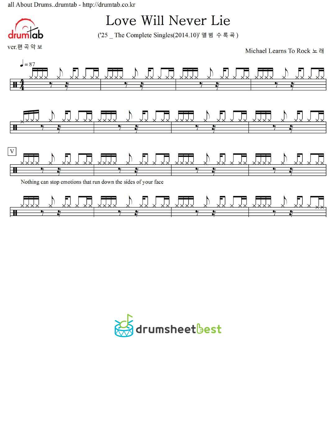 Love Will Never Lie preview page 1