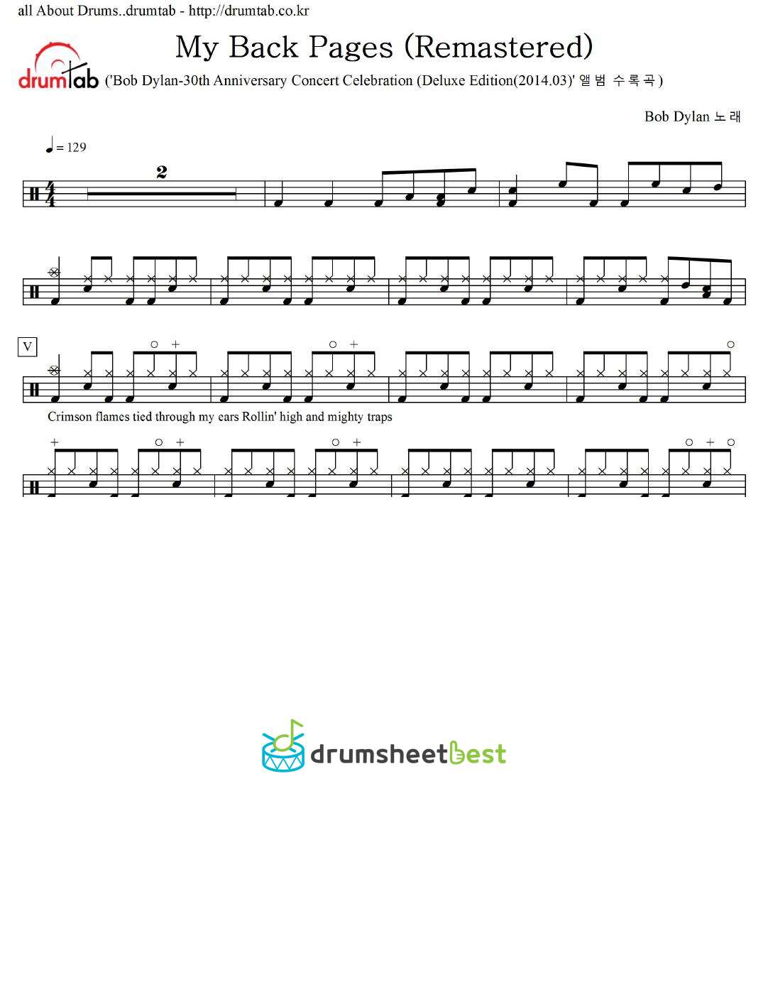 My Back Pages preview page 1