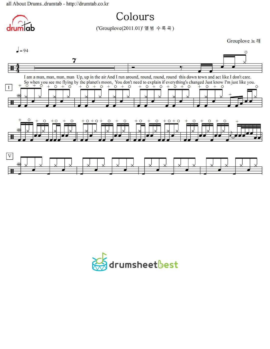 Colours preview page 1