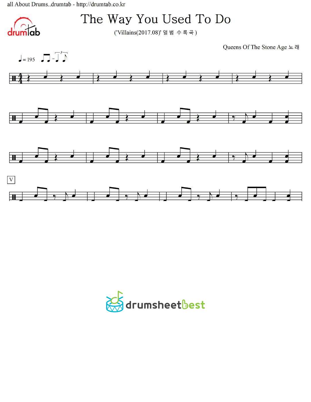 The Way You Used To Do preview page 1