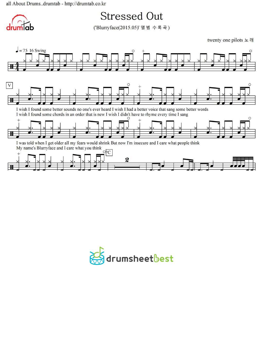 Stressed Out preview page 1