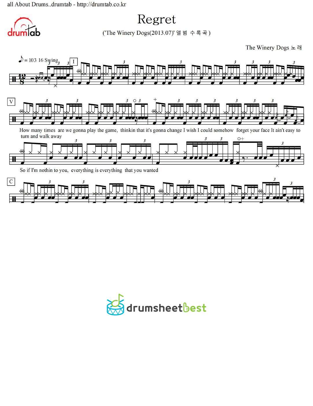 Regret preview page 1