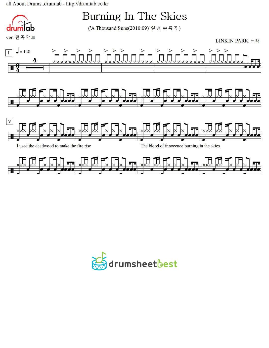 Burning In The Skies preview page 1