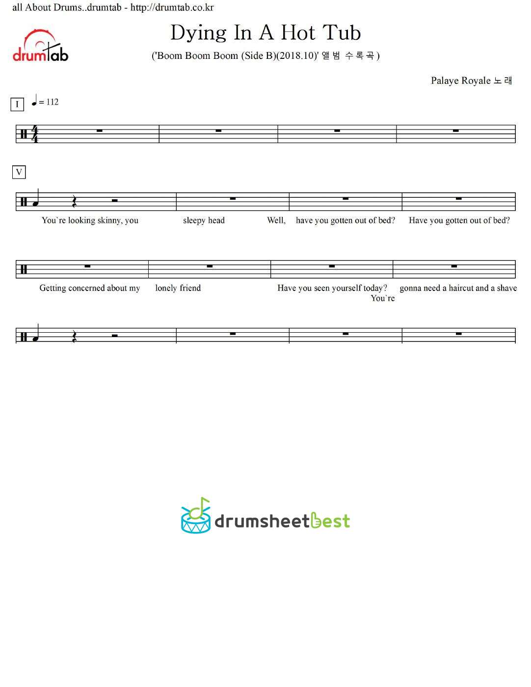 Dying In A Hot Tub preview page 1