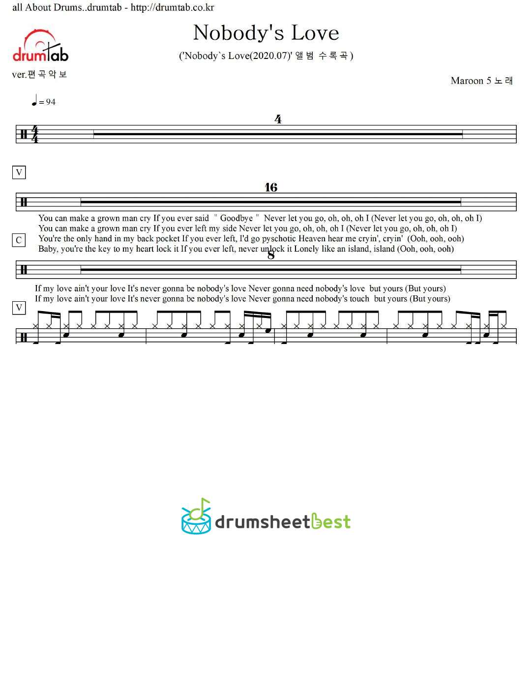 Nobody's Love preview page 1