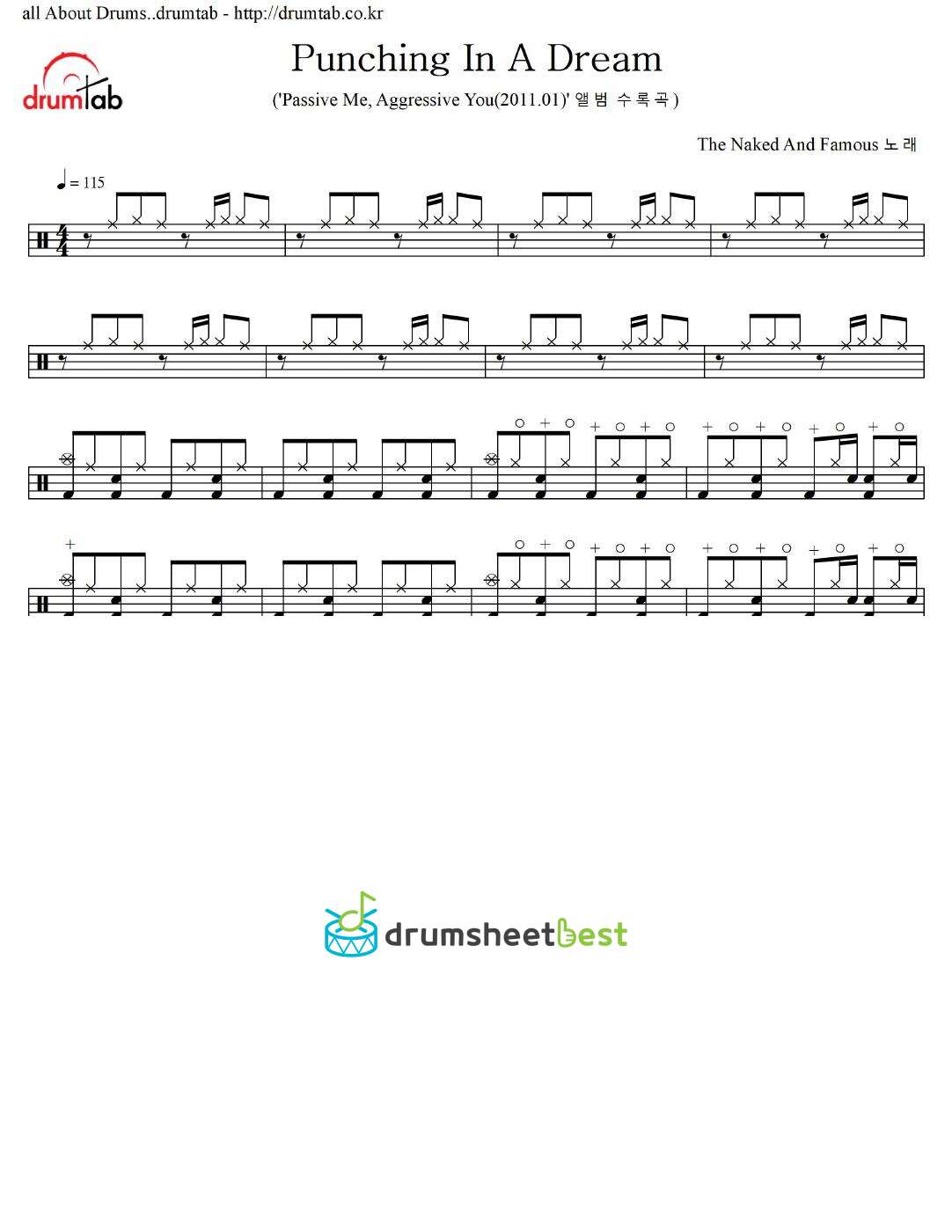 Punching In A Dream preview page 1