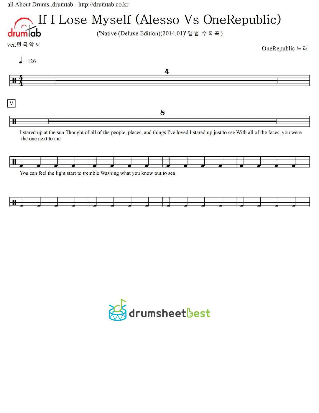 If I Lose Myself (Alesso Vs OneRepublic) preview page 1