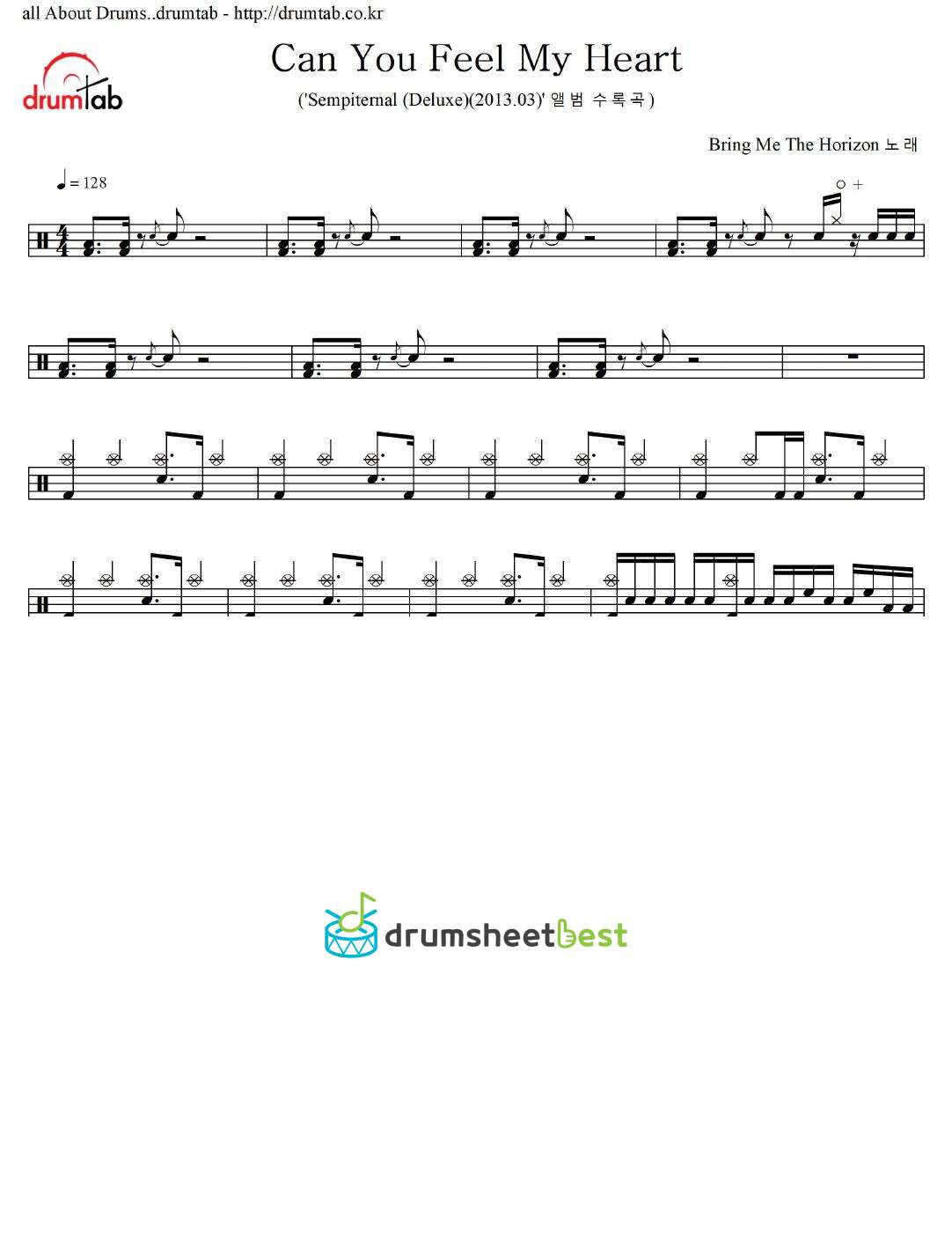 Can You Feel My Heart preview page 1